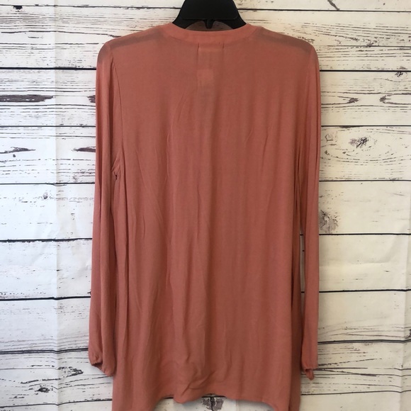 Blossom Clothing peach pink coral boho tunic blouse - Picture 4 of 4